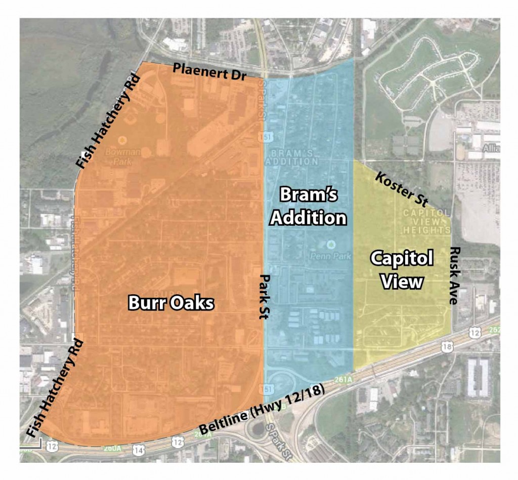 Burr Oaks, Bram’s Addition, Capitol View Urban Tree Alliance